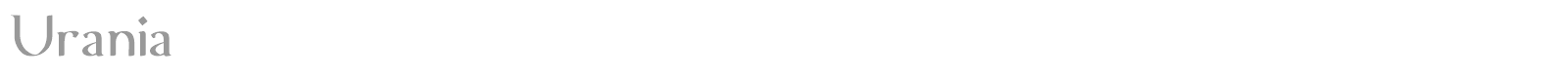 Urania font preview